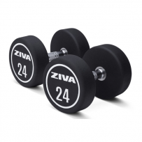 Гантели уретановые ZIVA ZXP-DBPU-8644 30 кг (пара)